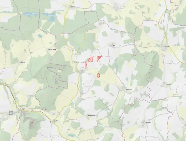 Prodej pole, Hostouň, 34145 m2