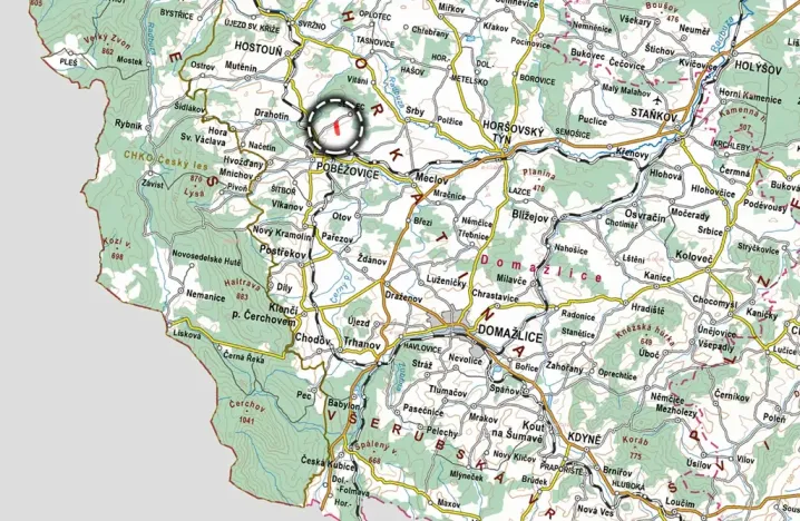 Prodej pole, Poběžovice, 28823 m2