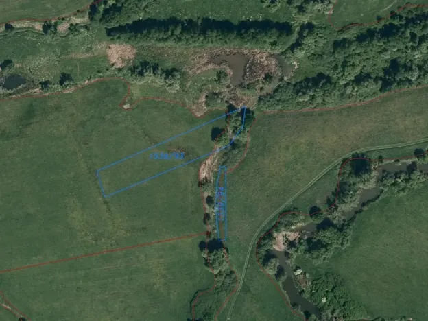 Dražba louky, Pustějov, 9886 m2