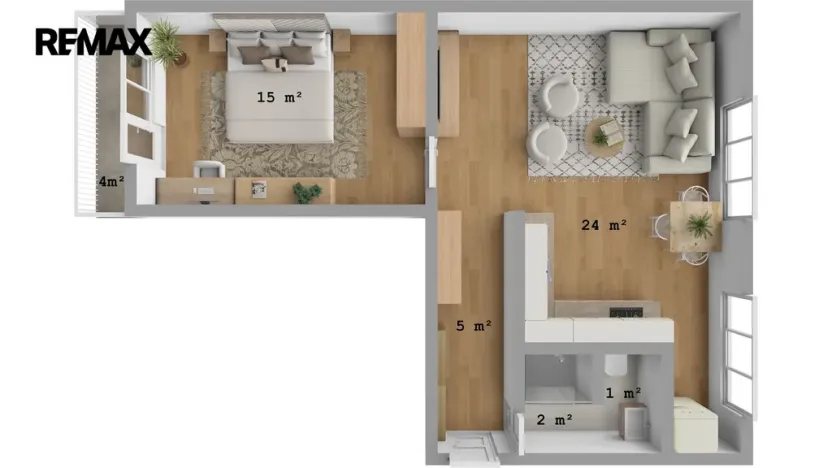 Prodej bytu 2+kk, Hradec Králové - Pražské Předměstí, V Koutech, 47 m2