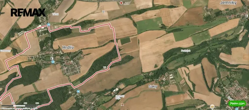 Prodej pozemku, Hrdlív, 77543 m2