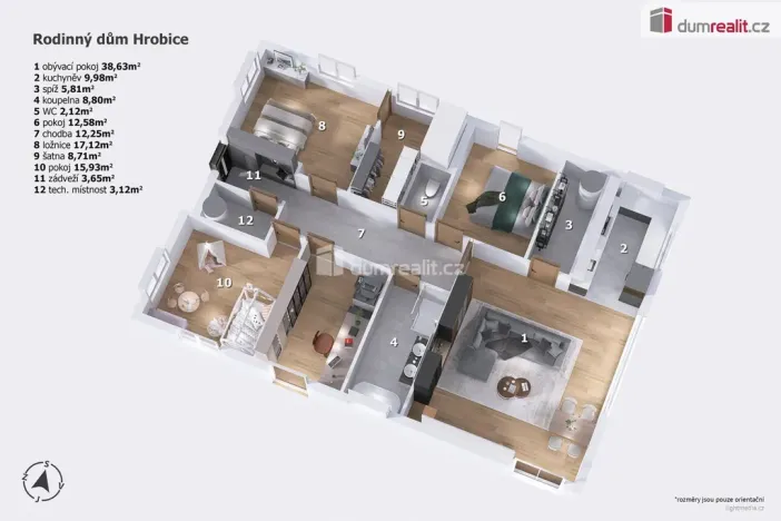 Prodej rodinného domu, Hrobice, 170 m2