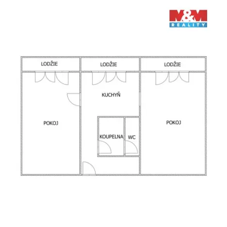Prodej bytu 2+1, Litvínov - Horní Litvínov, Mostecká, 63 m2