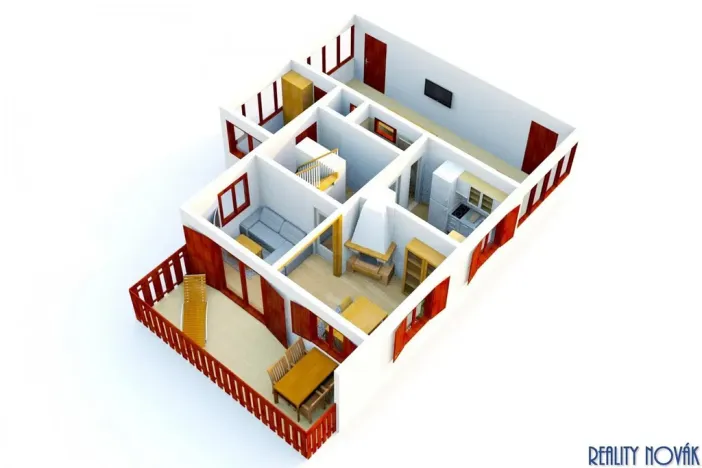 Prodej chaty, Stříbrná Skalice, 136 m2