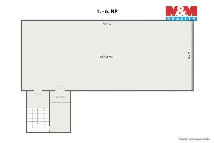 Pronájem výrobních prostor, Aš, Kotkova, 416 m2