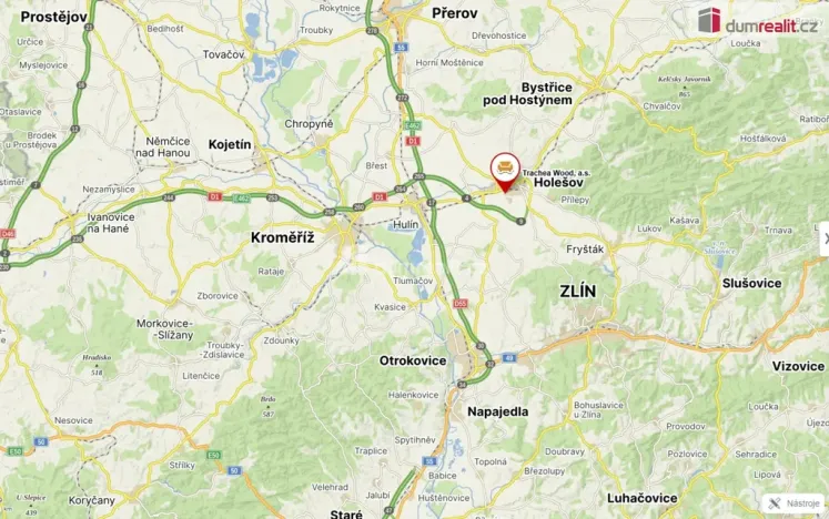 Pronájem výrobních prostor, Holešov, Tovární, 180 m2