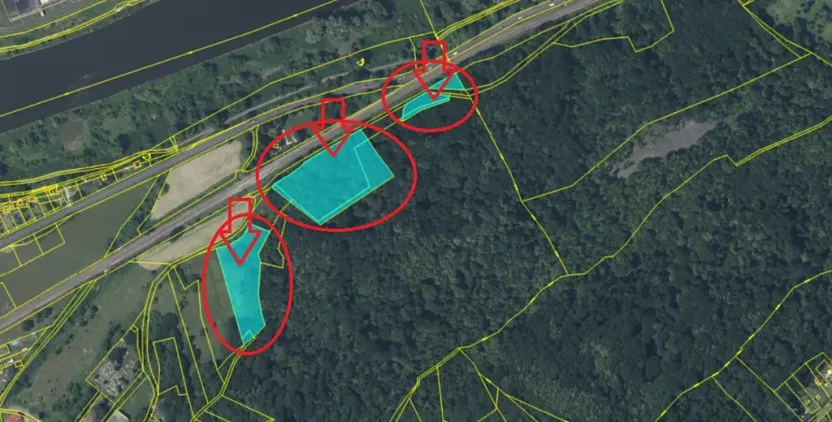 Prodej lesa, Ústí nad Labem, 41840 m2