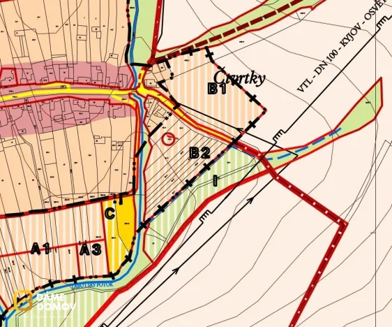Prodej pozemku, Labuty, 553 m2