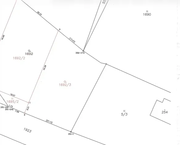 Prodej pozemku pro bydlení, Veliny, 1652 m2