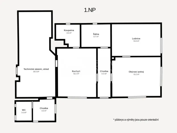Prodej rodinného domu, Pernštejnské Jestřabí, 107 m2