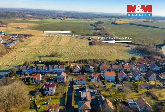 Prodej bytu 3+1, Mirotice, Za Sady, 70 m2