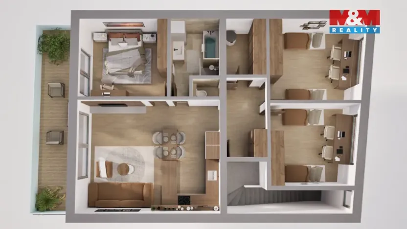 Prodej pozemku pro bydlení, Moravský Krumlov, Palackého, 343 m2