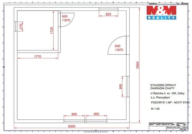 Prodej chaty, Zdiby - Přemyšlení, U Rybníka, 30 m2