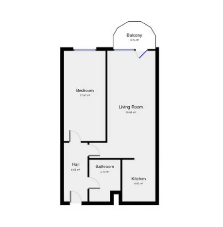 Pronájem bytu 2+kk, Praha, Pastevců, 54 m2