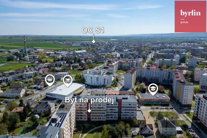 Prodej bytu 1+kk, Opava, Na Pastvisku, 25 m2