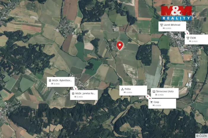 Prodej pozemku pro bydlení, Svatojanský Újezd, 8252 m2