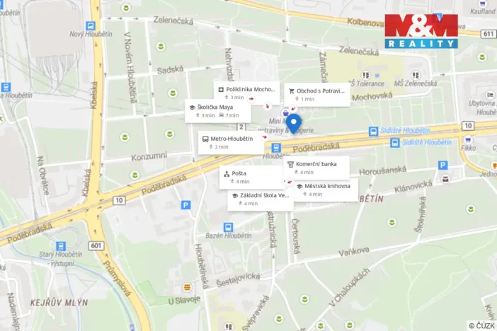 Prodej bytu 3+kk, Praha - Hloubětín, Poděbradská, 64 m2