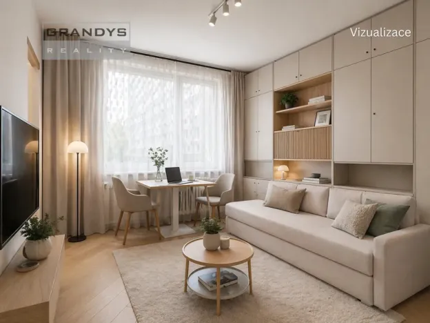 Prodej bytu 1+kk, Praha, Rodopská, 32 m2