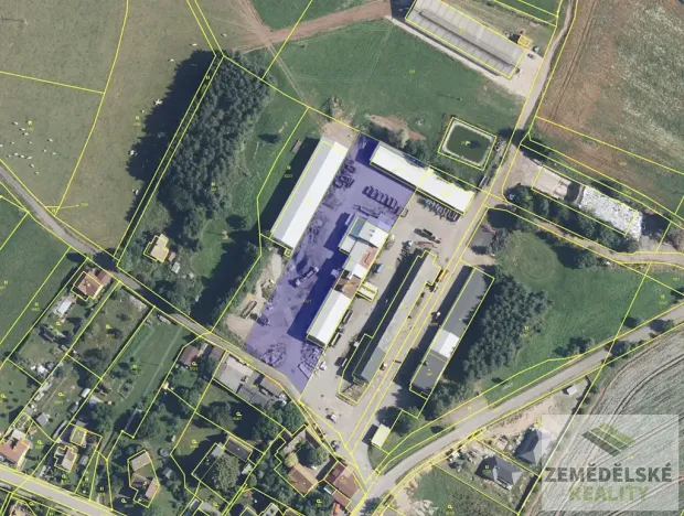 Prodej zemědělského objektu, Třebihošť, 1070 m2