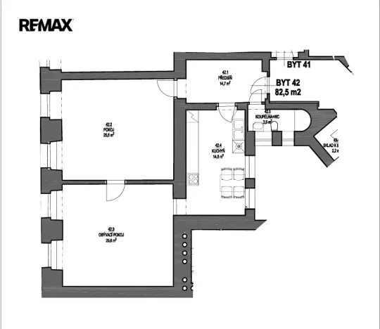 Pronájem bytu 2+1, Praha - Smíchov, Staropramenná, 82 m2