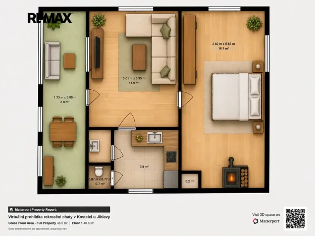 Prodej chaty, Kostelec, 45 m2