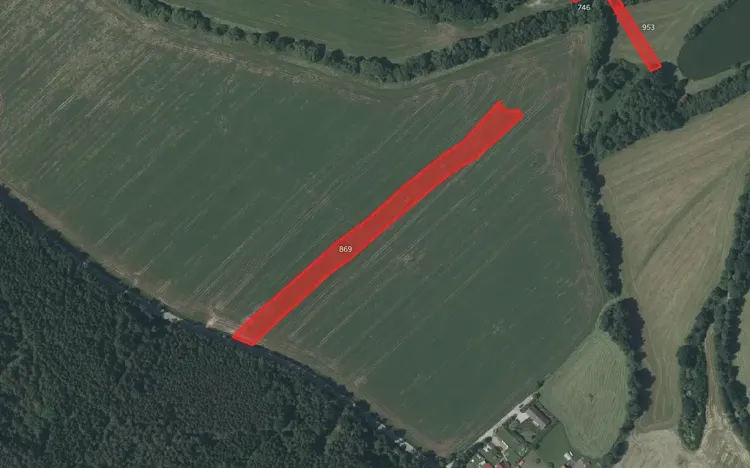 Prodej pole, Brloh, 126772 m2