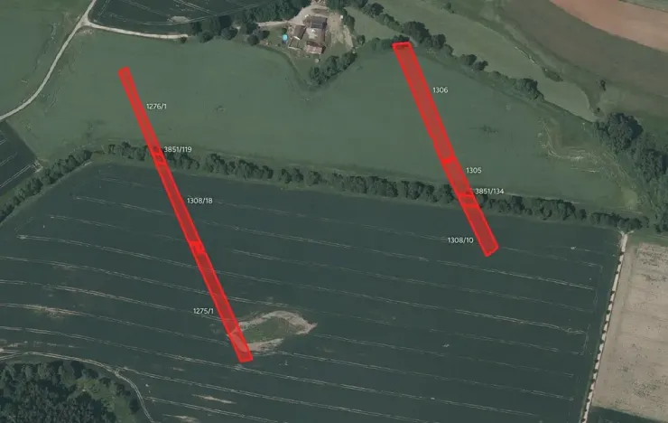 Prodej pole, Brloh, 126772 m2
