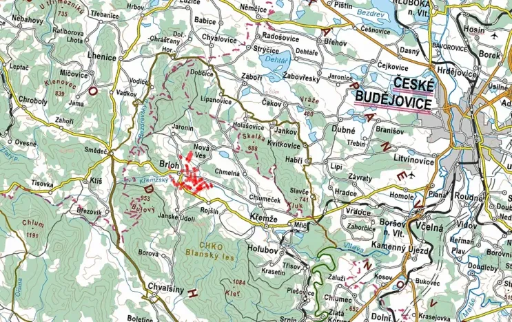 Prodej pole, Brloh, 126772 m2