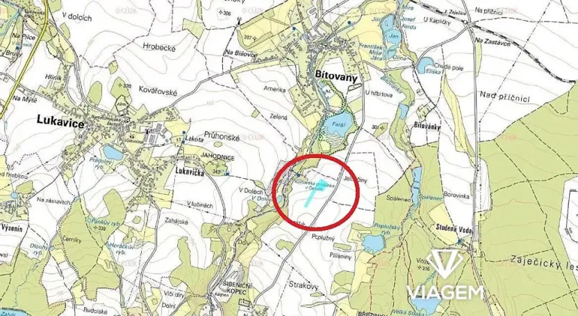 Prodej podílu pole, Žumberk, 5537 m2