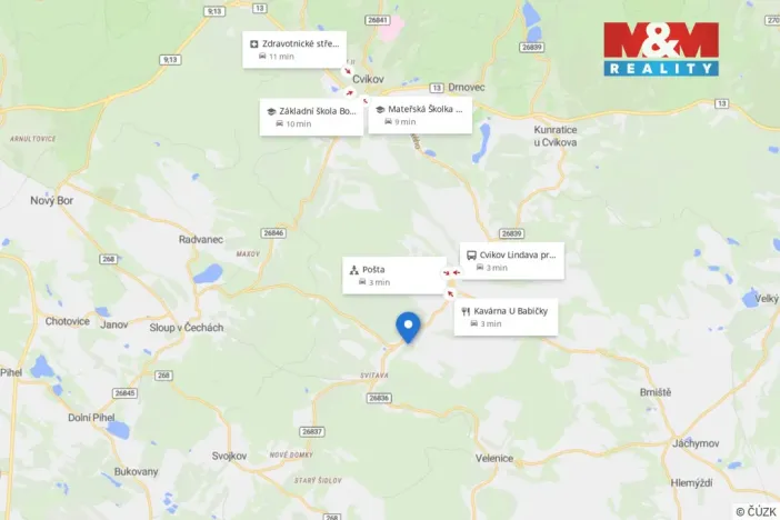 Prodej pozemku pro bydlení, Cvikov - Lindava, 438 m2