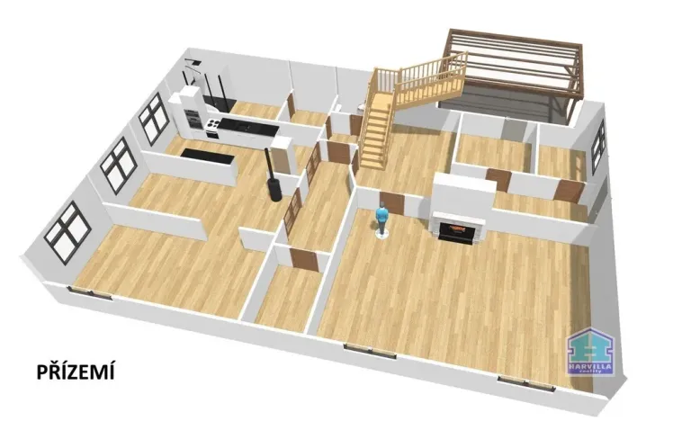 Prodej vily, Bor - Damnov, 310 m2