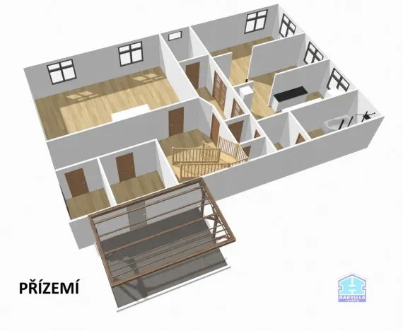 Prodej vily, Bor - Damnov, 310 m2