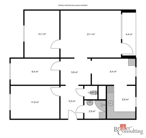 Prodej bytu 5+1, Stráž pod Ralskem, Mimoňská, 86 m2