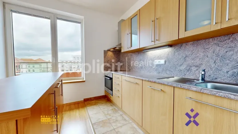 Pronájem bytu 2+kk, Uherské Hradiště, Zelené náměstí, 52 m2