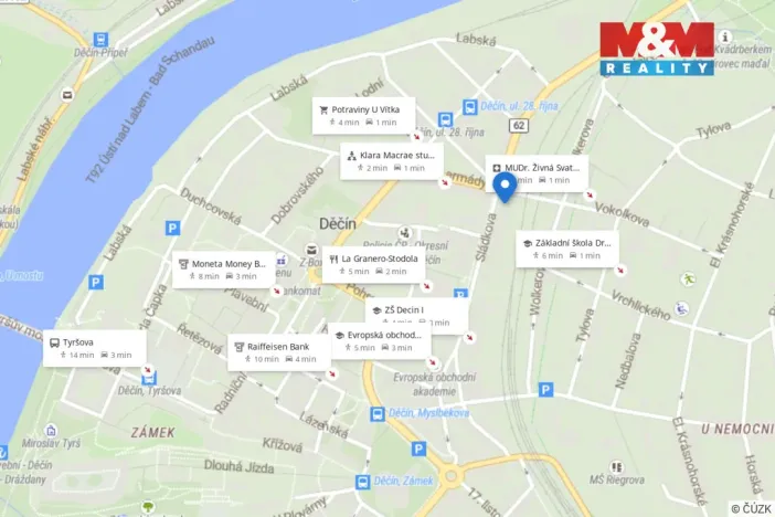 Prodej bytu 2+1, Děčín - Děčín I-Děčín, Čsl. armády, 64 m2