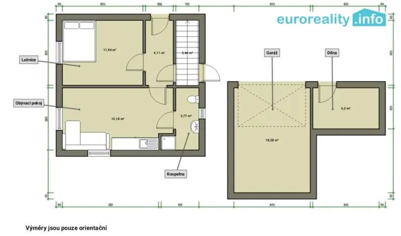 Pronájem rodinného domu, Mariánské Lázně - Úšovice, Na Průhonu, 95 m2