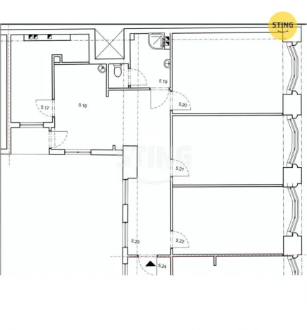 Pronájem bytu 3+1, Ostrava, Denisova, 117 m2