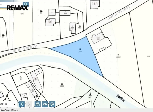 Prodej louky, České Meziříčí, 1214 m2