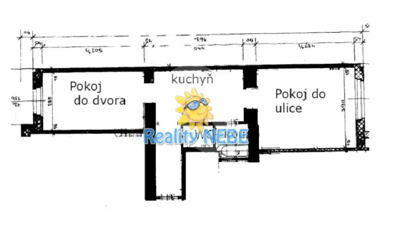Pronájem bytu 2+1, Praha - Nusle, Na Veselí, 56 m2