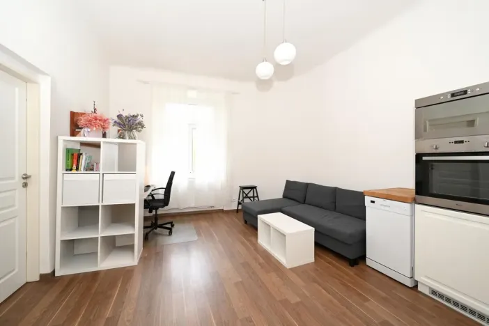 Pronájem bytu 2+kk, Praha - Holešovice, Janovského, 41 m2