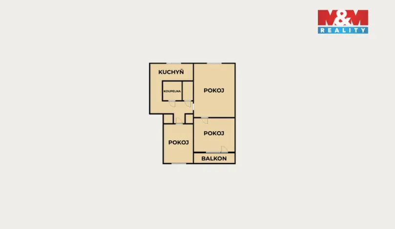 Prodej bytu 3+1, Ostrava - Dubina, Františka Formana, 68 m2