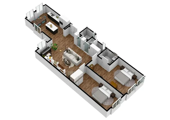 Pronájem bytu 3+kk, Praha - Staré Město, Rybná, 108 m2