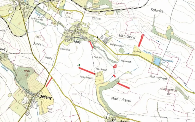 Prodej pole, Děčany, 21295 m2