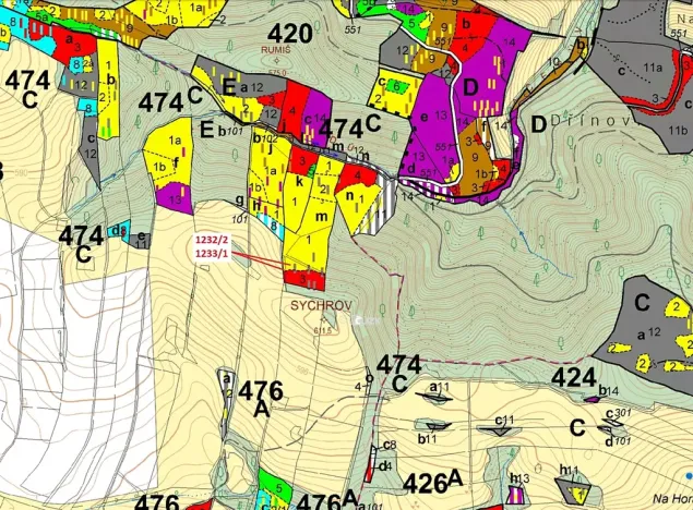 Dražba lesa, Horní Studénky, 4514 m2