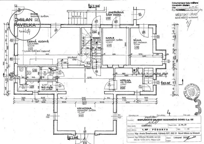 Prodej rodinného domu, Věcov - Odranec, 379 m2