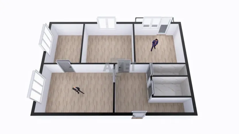 Prodej bytu 3+1, Ostrava - Výškovice, Výškovická, 70 m2