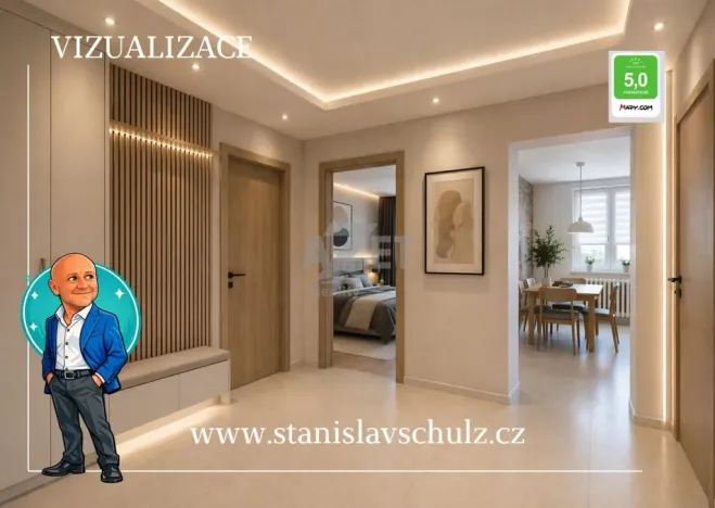 Prodej bytu 3+1, Ostrava - Výškovice, Výškovická, 70 m2