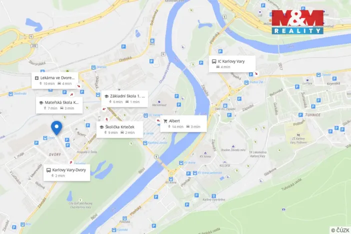 Prodej bytu 3+1, Karlovy Vary - Dvory, Lipová, 62 m2