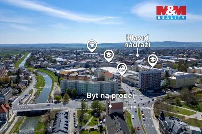 Prodej bytu 3+1, Opava - Předměstí, Vodní, 64 m2