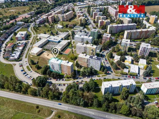 Prodej bytu 3+1, Jindřichův Hradec - Jindřichův Hradec III, sídliště Vajgar, 73 m2